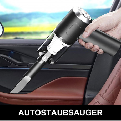 TOPMELON TOPMELON Akku-Handstaubsauger Auto-Staubsauger 9980 PA mit 3 Reinigungsburste, 120,00 W, beutellos  Беспроводной ручной пылесос TOPMELON автомобильный пылесос 9980 PA с 3 чистящими щетками, 120,00 Вт, без мешка