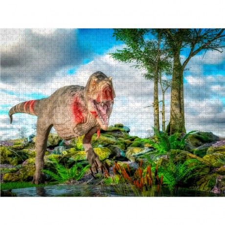 CALVENDO Puzzle CALVENDO Puzzle Reise in die Prahistorie unter den Dinosauriern Пазл CALVENDO Puzzle Путешествие в предысторию среди динозавров