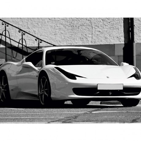 CALVENDO Puzzle CALVENDO Puzzle Der Wagen weisses Pferd mit 570 PS Пазл CALVENDO Puzzle Повозка белого коня с 570 л.с.