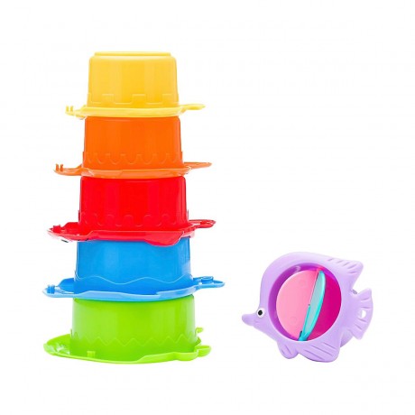 fillikid Badespielzeug Stapelbecher Кубок для игрушек для ванной