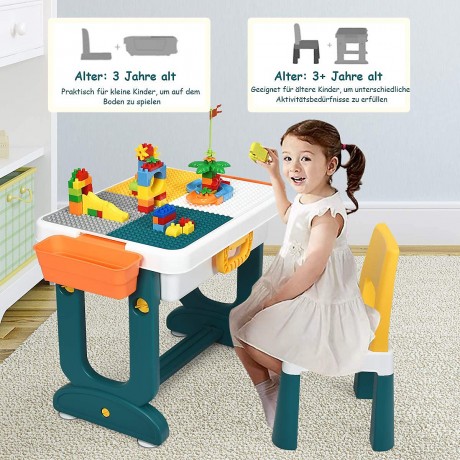 COSTWAY® Kinderschreibtisch 5 in 1 Детский письменный стол 5 в 1