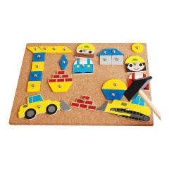 LENA Hammerspiel Baustelle Строительная площадка для игры в молот