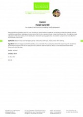 Krauterhaus Sanct Bernhardt Carrot  Facial Care Oil, 30 мл