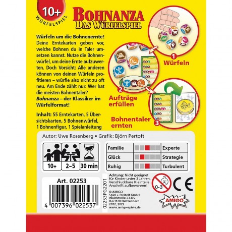 Amigo Spielware Bohnanza Игрушка Бонанза