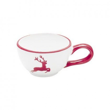 Gmundner Keramik Gmundner Keramik Rubinroter Hirsch Mokka-/Espresso-Obertasse glatt 0,06 L / h: 4,1 cm Gmundner Ceramics Ruby Red Deer Чашка для мокко/эспрессо, гладкая, 0,06 л / высота: 4,1 см