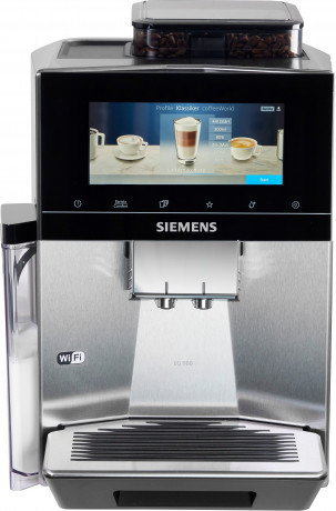SIEMENS SIEMENS Kaffeevollautomat EQ900 TQ903D43, Home Connect App, baristaMode, superSilent, 6,8” Full-Touch-Display  Полностью автоматическая кофемашина SIEMENS EQ900 TQ903D43, приложение Home Connect, режим baristaMode, супертихая работа, полностью сен
