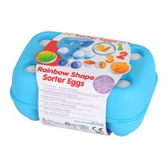 Playgo Rainbow Shape Sorter Eggs Сортировочные яйца в форме радуги