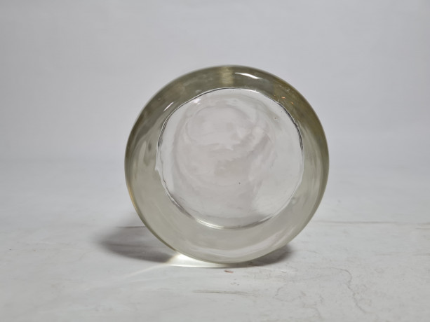 Немецкий бокал для пива винтажный VEBA с гербом, стекло, 0.5 л, 22 см, Германия, 1980-90гг.