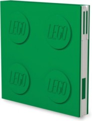 LEGO Notizheft LEGO, verschliessbar, inkl. Gelstift, grun Блокнот LEGO, запираемый, с гелевой ручкой, зеленый