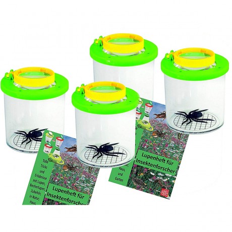 Edu-Toys 4 Stuck Becherlupen 4 увеличительных стекла кружки