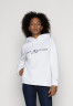 Tommy Hilfiger HILFIGER HOODIE  Sweatshirt white HILFIGER HOODIE толстовка белый