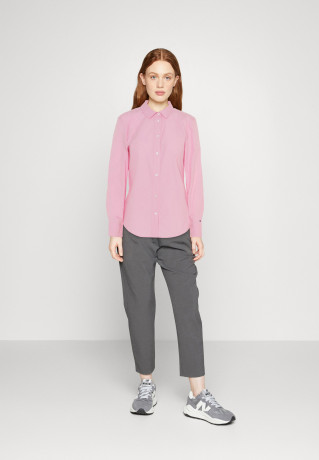Tommy Hilfiger FIL A FIL REGULAR Button-down blouse iconic pink FIL A FIL REGULAR Блузка на пуговицах культовый розовый