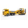 Bruder BRUDER 02776 MAN Tieflader mit Radlader JXB 85cm 1:16 BRUDER 02776 MAN Низкорамная платформа с колесным погрузчиком JXB 85 см Масштаб 1:16