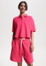 Tommy Hilfiger MODERN RELAXED HALF SLEEVE Polo shirt bright cerise pink MODERN RELAXED HALF SLEEVE Рубашка поло ярко-вишнево-розовый