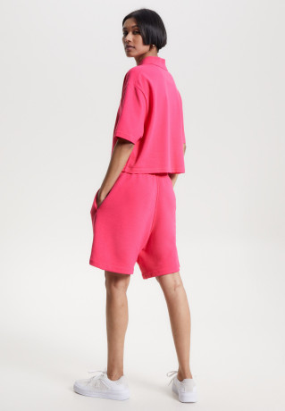 Tommy Hilfiger MODERN RELAXED HALF SLEEVE Polo shirt bright cerise pink MODERN RELAXED HALF SLEEVE Рубашка поло ярко-вишнево-розовый