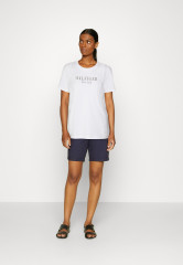 Tommy Hilfiger Print T-shirt optic white футболка с принтом оптический белый