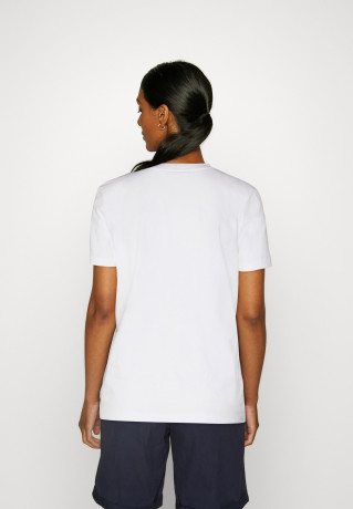 Tommy Hilfiger Print T-shirt optic white футболка с принтом оптический белый