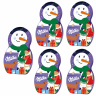 Milka Adventskalender 5STK Авдент-календарь 2025 Снеговик, 24 сладких сюрприза, 28см x 43см, 5 штук х 213 грамм