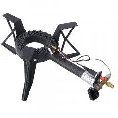 Mucola Mucola Gaskocher Hockerkocher Piezozundung 3 Bein Gasbrenner Gusseisen Campingkocher, (Premium-Gaskocher), Piezozundung  Газовая плита Mucola, табурет, плита, пьезоподжиг, газовая горелка на 3 ножки, чугунная походная плита, (газовая плита премиум-