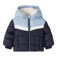 name it Steppjacke mit Kapuze Colorblock стеганая куртка с капюшоном и цветными блоками