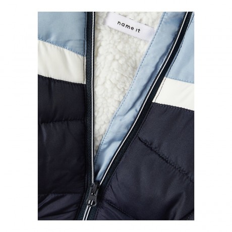 name it Steppjacke mit Kapuze Colorblock стеганая куртка с капюшоном и цветными блоками