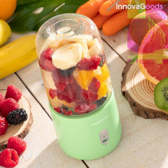 InnovaGoods InnovaGoods Akku-Stabmixer WIEDERAUFLADBARER TRAGBARER STANDMIXER MIT BECHER BLENDYR INNOVAGOODS, 30 W  Беспроводной ручной блендер InnovaGoods ПОРТАТИВНЫЙ БЛЕНДЕР С ЧАШКОЙ BLENDYR INNOVAGOODS, 30 Вт