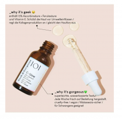 Geek &amp; Gorgeous C-Glow Serum, Сыворотка для лица 15% витамин C, сияние и ровный тон кожи, 30 мл