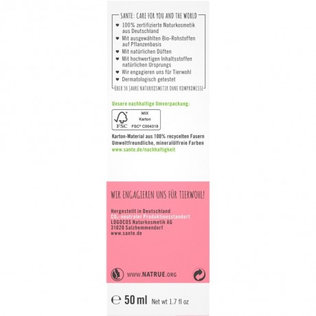 Sante 24H Feuchtigkeitscreme Bio-Inca Inchi-Ol & Probiotika  24-часовой увлажняющий крем Bio-Inca Inchi-Oil &amp; Probiotics