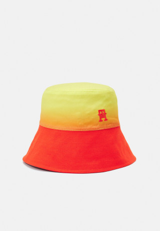 Tommy Hilfiger ANDY WARHOL BUCKET HAT Hat deep orange/vivid yellow ШЛЯПА ANDY WARHOL BUCKET HAT Шляпа темно-оранжевый/ярко-желтый
