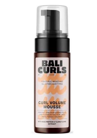Bali Curls Curl Volume Foam 150ml, Мусс для кудрявых волос , объём и фиксация, лёгкий стайлинг для кудрей и волн, 150 мл
