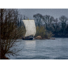 CALVENDO Puzzle CALVENDO Puzzle Gabare auf dem Allier Пазл CALVENDO Puzzle Gabare on the Allier