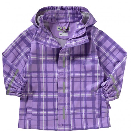 Playshoes Kinder Regenjacke Karo fur Madchen Детская непромокаемая куртка в клетку для девочек