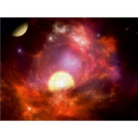 CALVENDO Puzzle CALVENDO Puzzle Der rote Nebel Пазл CALVENDO Puzzle Красный туман