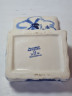 Шкатулка винтажная Delft Blue, дельфтский фарфор с рисунком в синих тонах "Мельница", 10,5 x 8,5 x 5,5 см, Голландия, 1960-70гг.