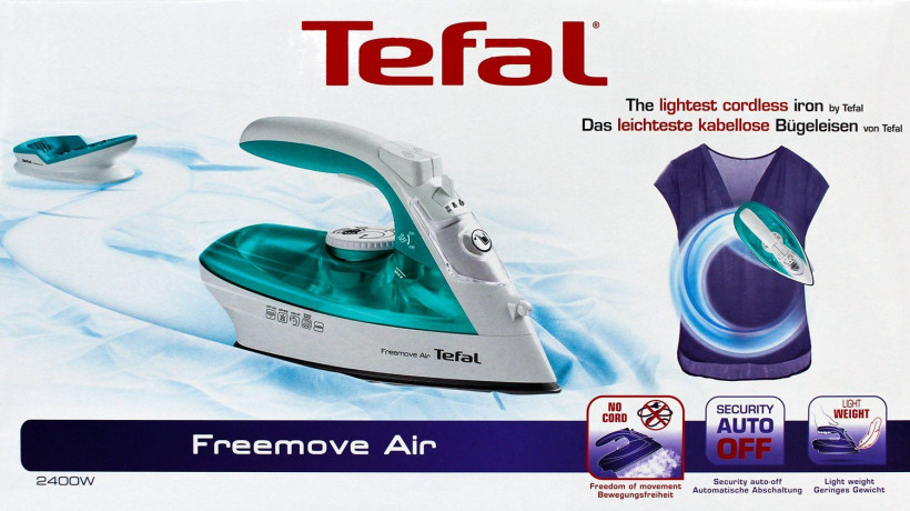 Tefal Tefal Dampfbugeleisen FV 6520 Freemove Air Dampfbugeleisen Паровой утюг Tefal FV 6520 Freemove Air.