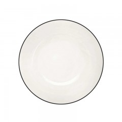 ASA SELECTION ASA A Table Ligne Noire Pastateller / Suppenteller d: 22 cm / h: 5 cm / 0,70 L ASA A Table Ligne Noire тарелка для макарон / суповая тарелка d: 22 см / высота: 5 см / 0,70 л