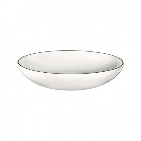 ASA SELECTION ASA A Table Ligne Noire Pastateller / Suppenteller d: 22 cm / h: 5 cm / 0,70 L ASA A Table Ligne Noire тарелка для макарон / суповая тарелка d: 22 см / высота: 5 см / 0,70 л
