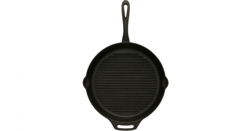 Petromax Petromax Grill-Feuerpfanne gp35, mit Pfannenstiel schwarz, 1 Henkel, O 35cm  schwarz Сковорода-гриль Petromax gp35, с черной ручкой, 1 ручка, O 35см