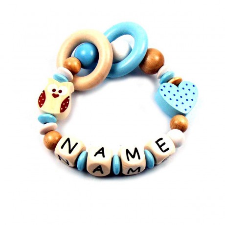 elefantasie Greifling Eule personalisiert mit Namen Игрушечная сова