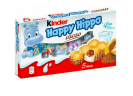 Kinder НАБОР: Kinder Cards Киндер Вафли 1уп + Kinder Happy Hippo Cacao Вафельные трубочки с молочным кремом и какао 1 уп