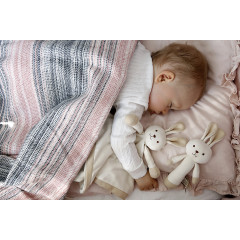 Teddykompaniet Teddy Organics Ofelia Schmusetuch 35 x 35 cm [beige] Schnuffeltucher Одеяло Teddy Organics Ofelia 35 x 35 см [бежевый] Одеяло