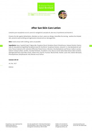 Kraueterhaus Sanct Bernhardt Jojoba Oil Sun PackSet of 3