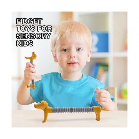 Vetaka Hundefigur Pop Tubes fur Kinder Фигурка собаки Pop Tubes для детей