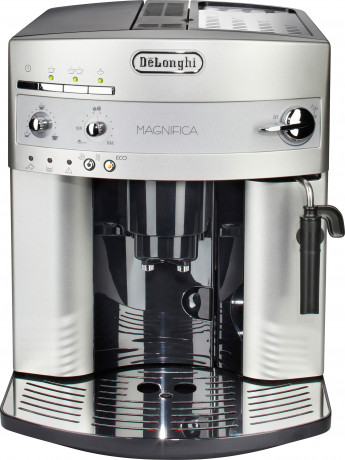 De'Longhi De'Longhi Kaffeevollautomat Magnifica ESAM 3200.S, Milchaufschaumduse, Kegelmahlwerk 13 Stufen, Herausnehmbare Bruhgruppe  Полностью автоматическая кофемашина De'Longhi Magnifica ESAM 3200.S, насадка для вспенивания молока, коническая кофемолка 