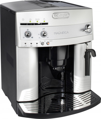 De'Longhi De'Longhi Kaffeevollautomat Magnifica ESAM 3200.S, Milchaufschaumduse, Kegelmahlwerk 13 Stufen, Herausnehmbare Bruhgruppe  Полностью автоматическая кофемашина De'Longhi Magnifica ESAM 3200.S, насадка для вспенивания молока, коническая кофемолка 