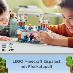 LEGO Minecraft 21186 Der Eispalast ЛЕГО Ледовый дворец