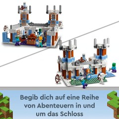 LEGO Minecraft 21186 Der Eispalast ЛЕГО Ледовый дворец
