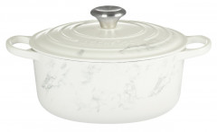 Le Creuset LE CREUSET Br\u00e4ter 24 cm White Marble SIGNATURE Weiss LE CREUSET Br&amp;gt;4ter 24 см Белый Мрамор SIGNATURE