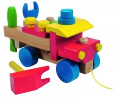 Woodyland Holzspielzeug Motorik-LKW Деревянный игрушечный грузовик