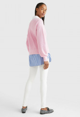 Tommy Hilfiger Jumper classic pink джемпер классический розовый